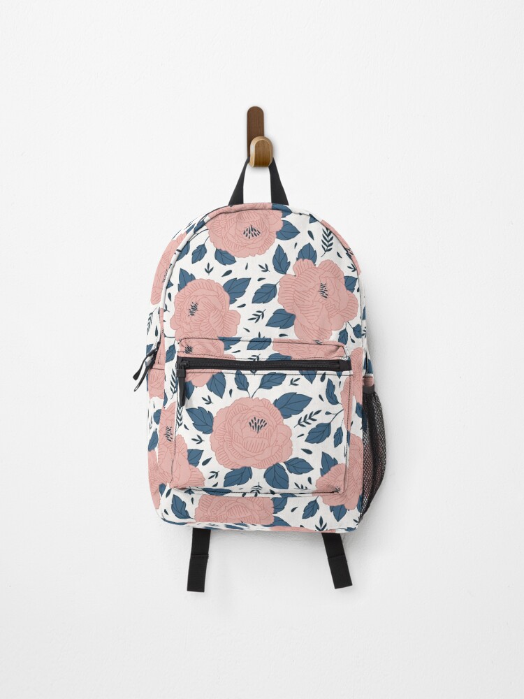 Thumbnail 1 of 3, Backpack, Calmness and Roses designed and sold by digoarpi.