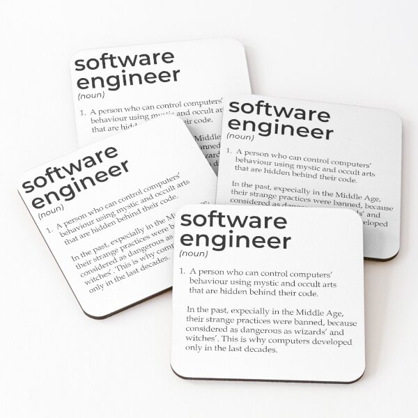 Item preview, Software Engineer definition designed and sold by andreanastasio.