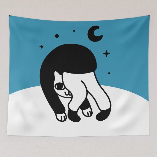 Item preview, Dreamy Cat Art Design Illustration designed and sold by strymon-art.