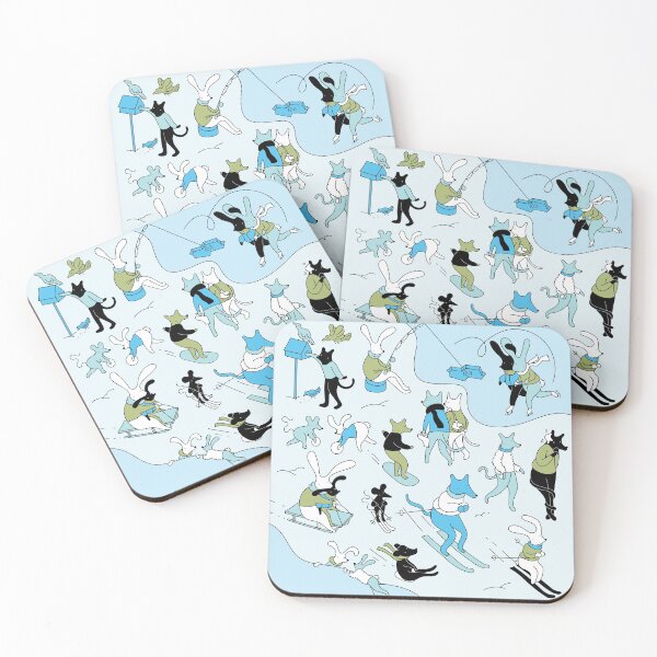 Item preview, Animals enjoy winter and snow designed and sold by Zsofia Arany.
