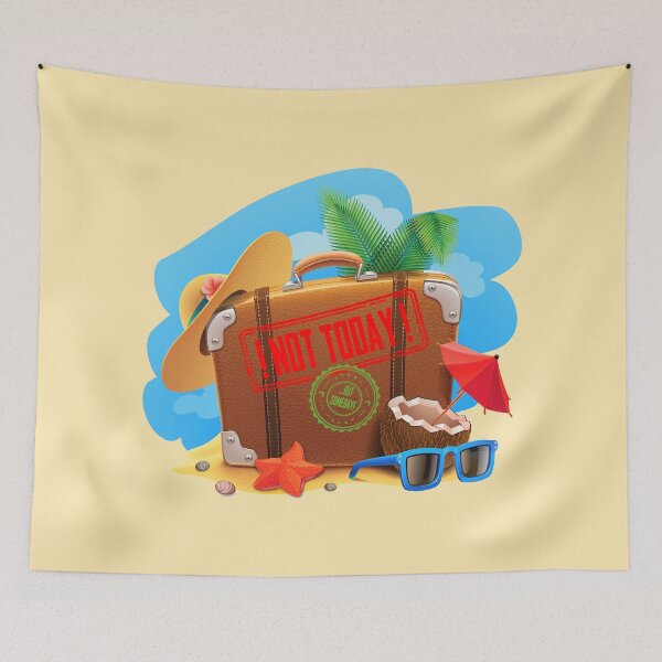 Item preview, Not Today!...But Someday! (On Beachy Yellow) designed and sold by PawsitiveMum.