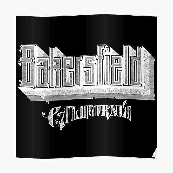 "Vintage Bakersfield, CA" Poster for Sale by DonDota Redbubble