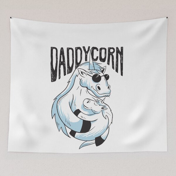 Item preview, Dadacorn - Unicorn Dad and Baby Christmas Papa Gift Tshirt T-Shirt designed and sold by TheFlipRepublic.