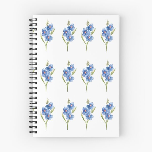 Item preview, Diseño floral acuarela azul designed and sold by matmazel.