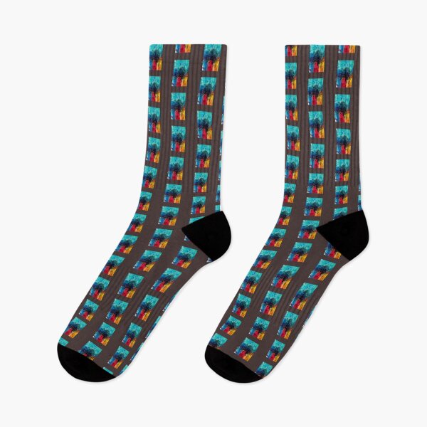 Artikelvorschau, bunter Malereidruck mit Eiche! entworfen und verkauft von Byoudesigns.
