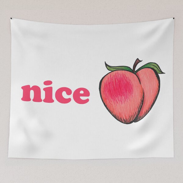 Item preview, Peach Emoji - Nice Booty designed and sold by The White Bat.