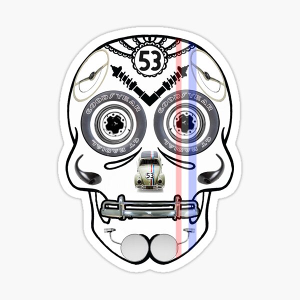 Herbie - Dia De Los Muertos Sticker