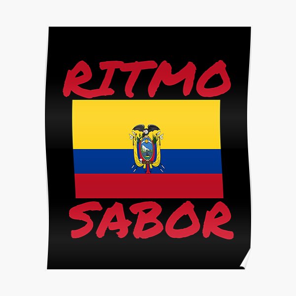 "Proud To Be Ecuadorian Ritmo Sabor Ecuadorian Flag T Shirt Merch