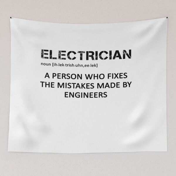 Item preview, Electrician definition designed and sold by Mirnamar.