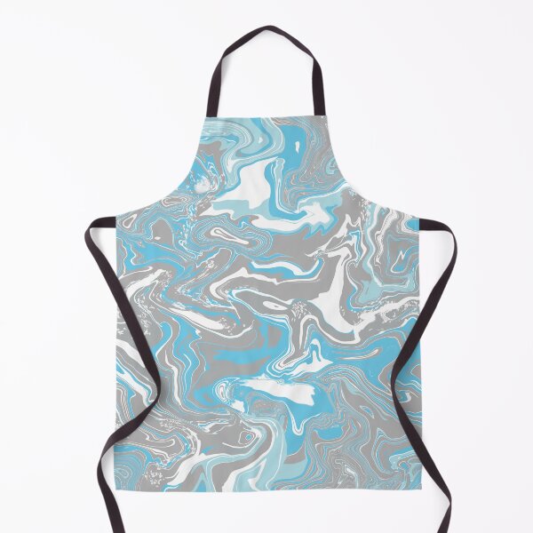 Item preview, Sea Blue and Grey Liquify Pattern designed and sold by ArtandPatterns1.