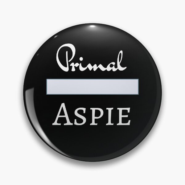 Item preview, Primal Aspie (Blue Bar) designed and sold by GladBlackLamb.