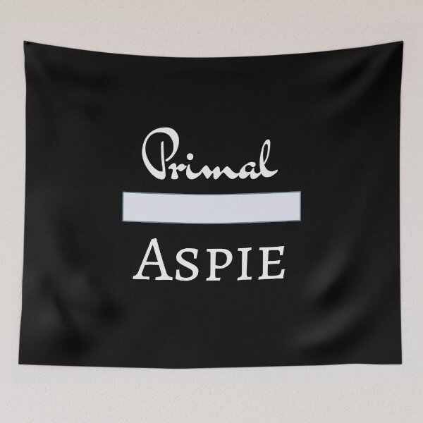 Item preview, Primal Aspie (Blue Bar) designed and sold by GladBlackLamb.