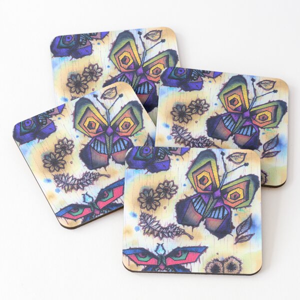 Item preview, Creepy Birch Butterflies designed and sold by shckart.