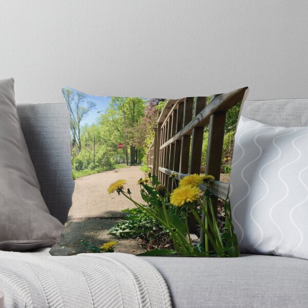 Item preview, Dandelion Growing by a Wooden Fence designed and sold by JinjerS.