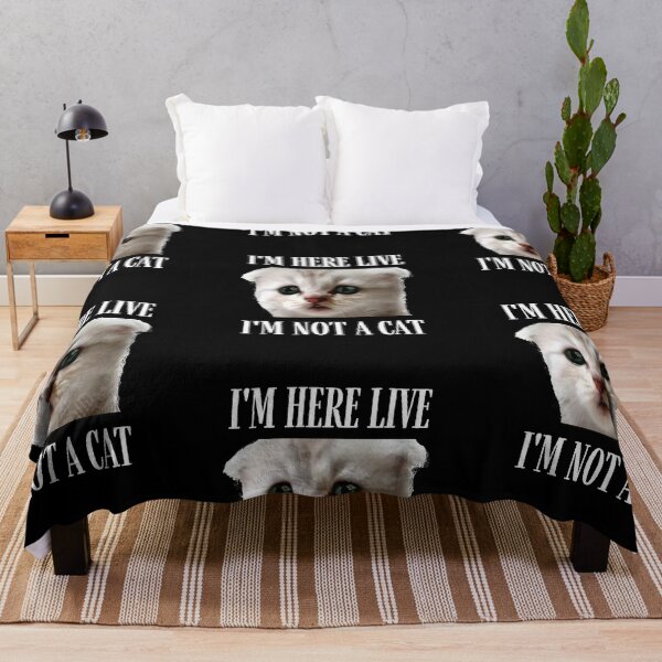 Item preview, I'm Here Live I'm Not A Cat designed and sold by IntegrityDesign.