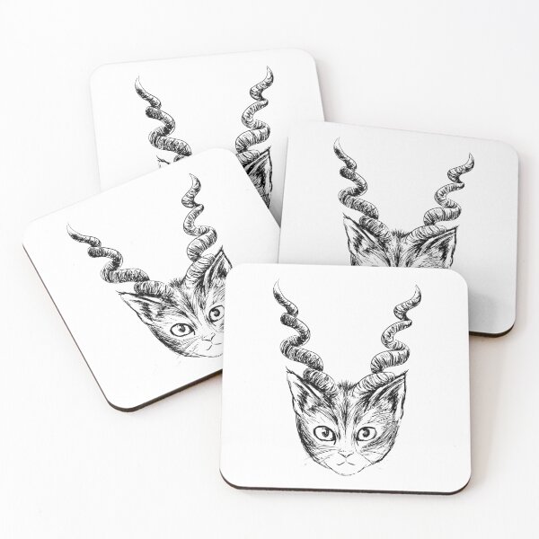 Item preview, Antlered Cat designed and sold by kaileyashtonart.