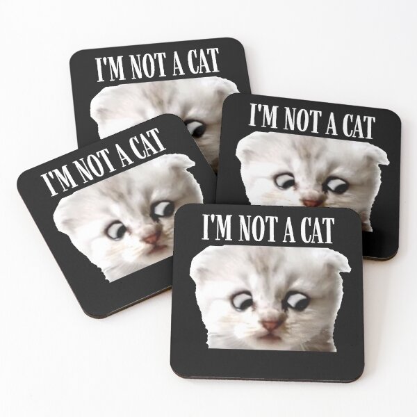 Item preview, I'm Here Live I'm Not A Cat designed and sold by IntegrityDesign.