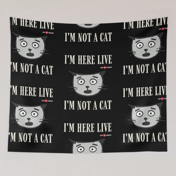 Item preview, I'm Here Live I'm Not A Cat designed and sold by IntegrityDesign.