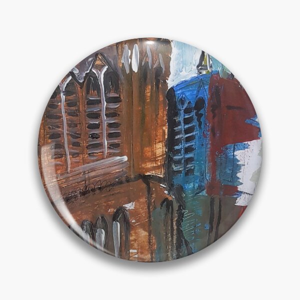 Item preview, Bristol cathedral acrylic and mixed media painting designed and sold by georginabrooke.