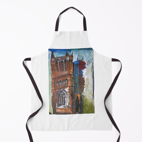 Item preview, Bristol cathedral acrylic and mixed media painting designed and sold by georginabrooke.