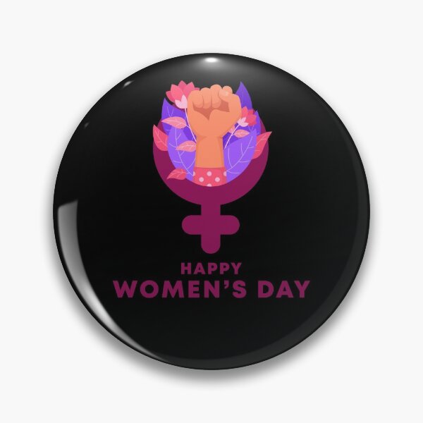 Item preview, Happy International womens fist raised embracing women power day designed and sold by OnlyPrint20.