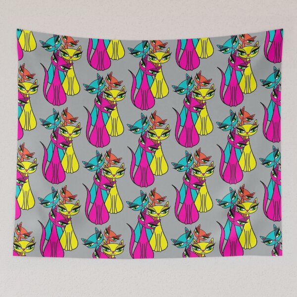 Item preview, We are the Pretty Kitty's in colour  designed and sold by Whatderekmade.
