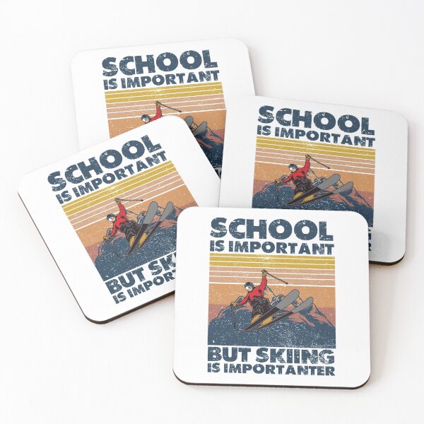 Item preview, School Is Important But Skiing Is Importanter designed and sold by HAFID TAMZ.
