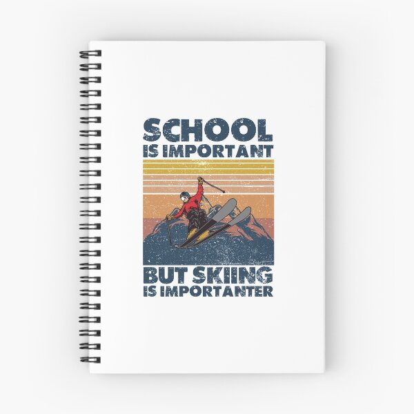 Item preview, School Is Important But Skiing Is Importanter designed and sold by HAFID TAMZ.