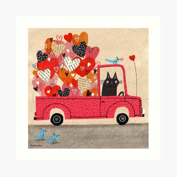 TRUCK LOAD 2 Art Print