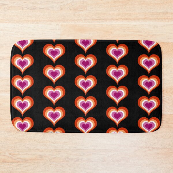 Item preview, Lesbian flag in heart shape | discrete Lesbian pride  designed and sold by gbee studios.