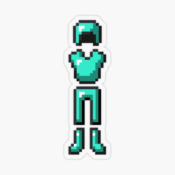 Diamond Armor Full Set Transparent Sticker