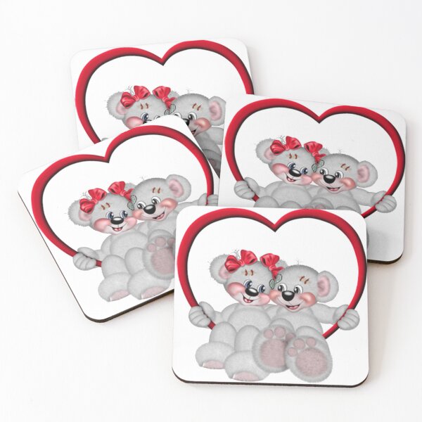 Item preview, two gray bears designed and sold by MCTS SHOP.