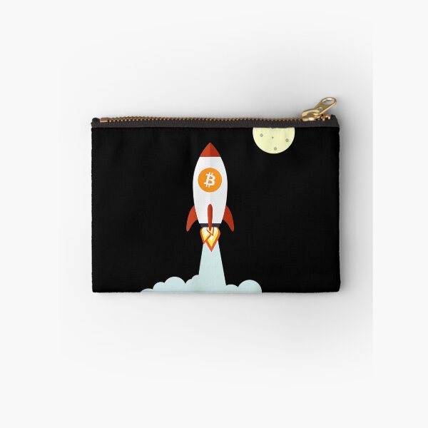 Item preview, Funny Cryptocurrency gifts | Bitcoin HODL Rocketship to the moon designed and sold by ETIndustries.