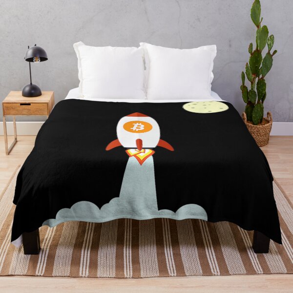 Item preview, Funny Cryptocurrency gifts | Bitcoin HODL Rocketship to the moon designed and sold by ETIndustries.
