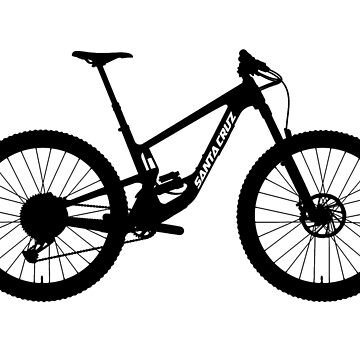 Artwork thumbnail, Santa Cruz Hightower Trail Mountain Bike Silhouette by PositiveLad