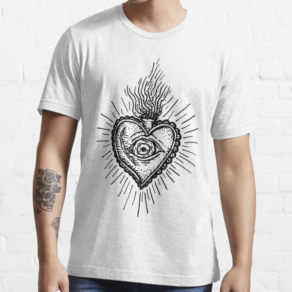 Mexican sacred heart tattoo and symbol.... - Stock Illustration [110219116]  - PIXTA