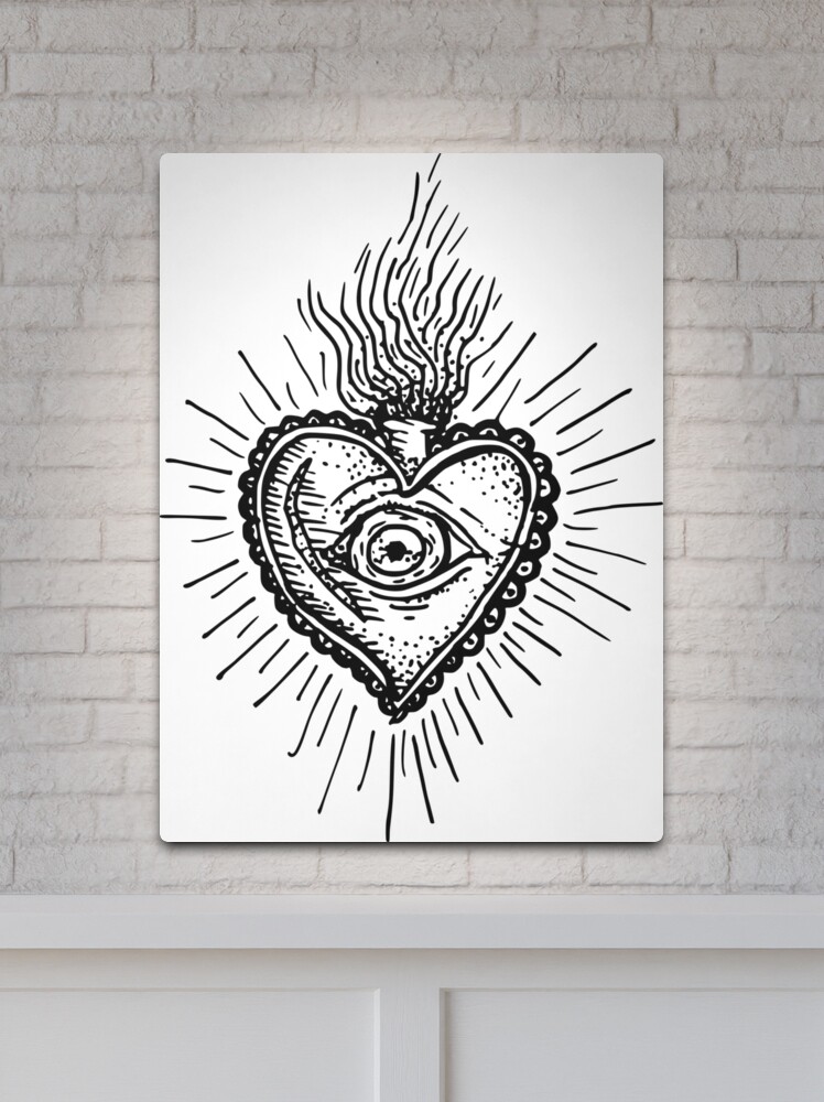 Sacred Heart  Sacred heart art, Sacred art, Sacred heart tattoos