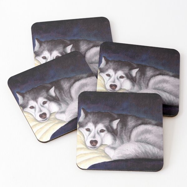 Item preview, Siberian Husky Brown Eyes designed and sold by vernsart.