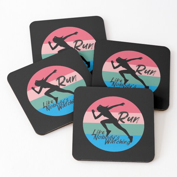Item preview, Run Like Nobody Is Watching designed and sold by blumato.