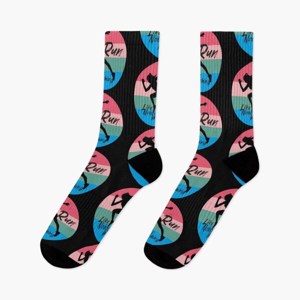 Item preview, Run Like Nobody Is Watching designed and sold by blumato.