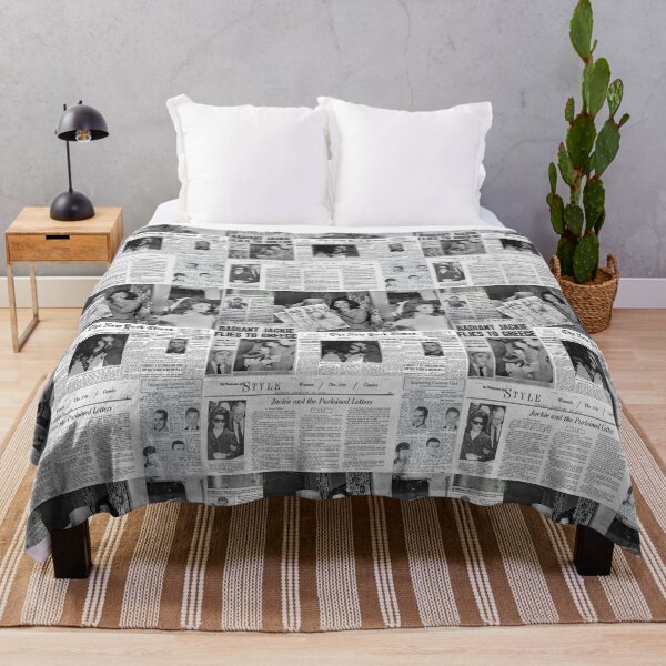 Item preview, Jacqueline "Jackie" Kennedy Onassis Newspaper Collage designed and sold by itsmebecca.