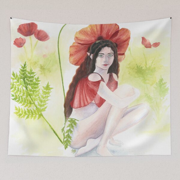 Item preview, Poppy pixie designed and sold by MelAislingArt.