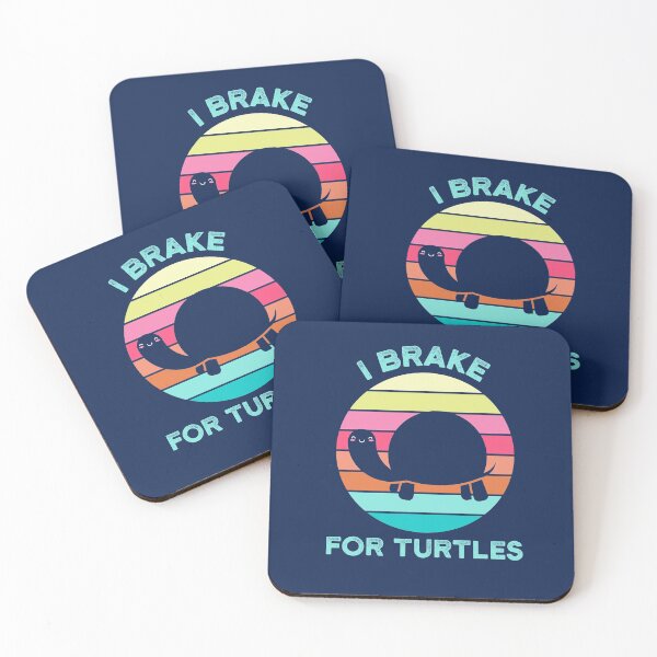 Item preview, I Brake For Turtles Kawaii Tortoise designed and sold by gkao.