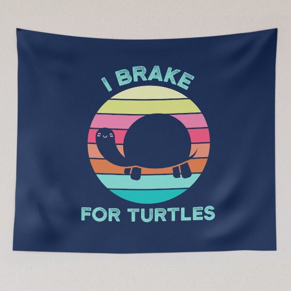Item preview, I Brake For Turtles Kawaii Tortoise designed and sold by gkao.