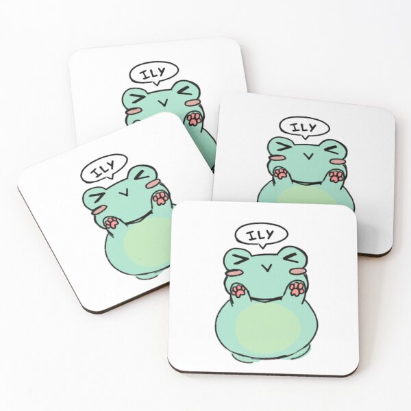 Item preview, ILY! Frog  designed and sold by ConflictedKiwi.