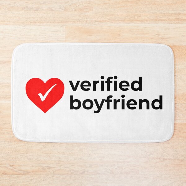 Item preview, Verified boyfriend with heart sign designed and sold by EnjoyMyTees.