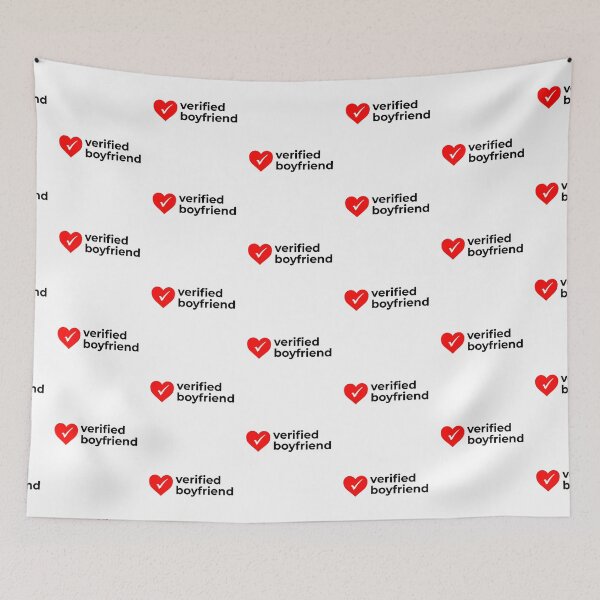 Item preview, Verified boyfriend with heart sign designed and sold by EnjoyMyTees.
