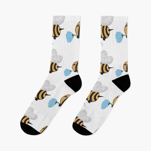 Item preview, Bumblebee with flower (Sky blue) designed and sold by Gremlin ? Blank.