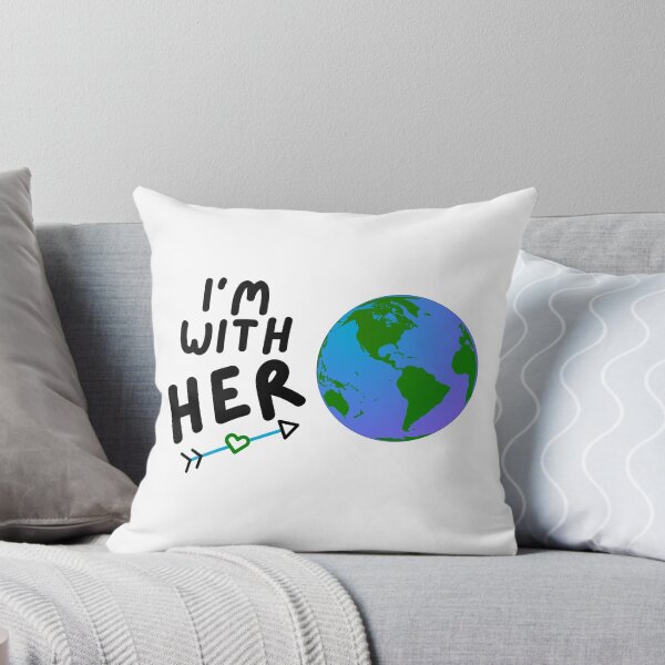 Item preview, I'm With Her - Earth Day, Climate Change, Global Warming, Save The Planet, Environmentalist, Tree Hugger, Arbor Day designed and sold by jadedscientist.