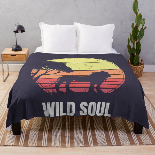 Item preview, Wild Lion Vintage Sunset Retro - Wild Soul designed and sold by faudeltn.